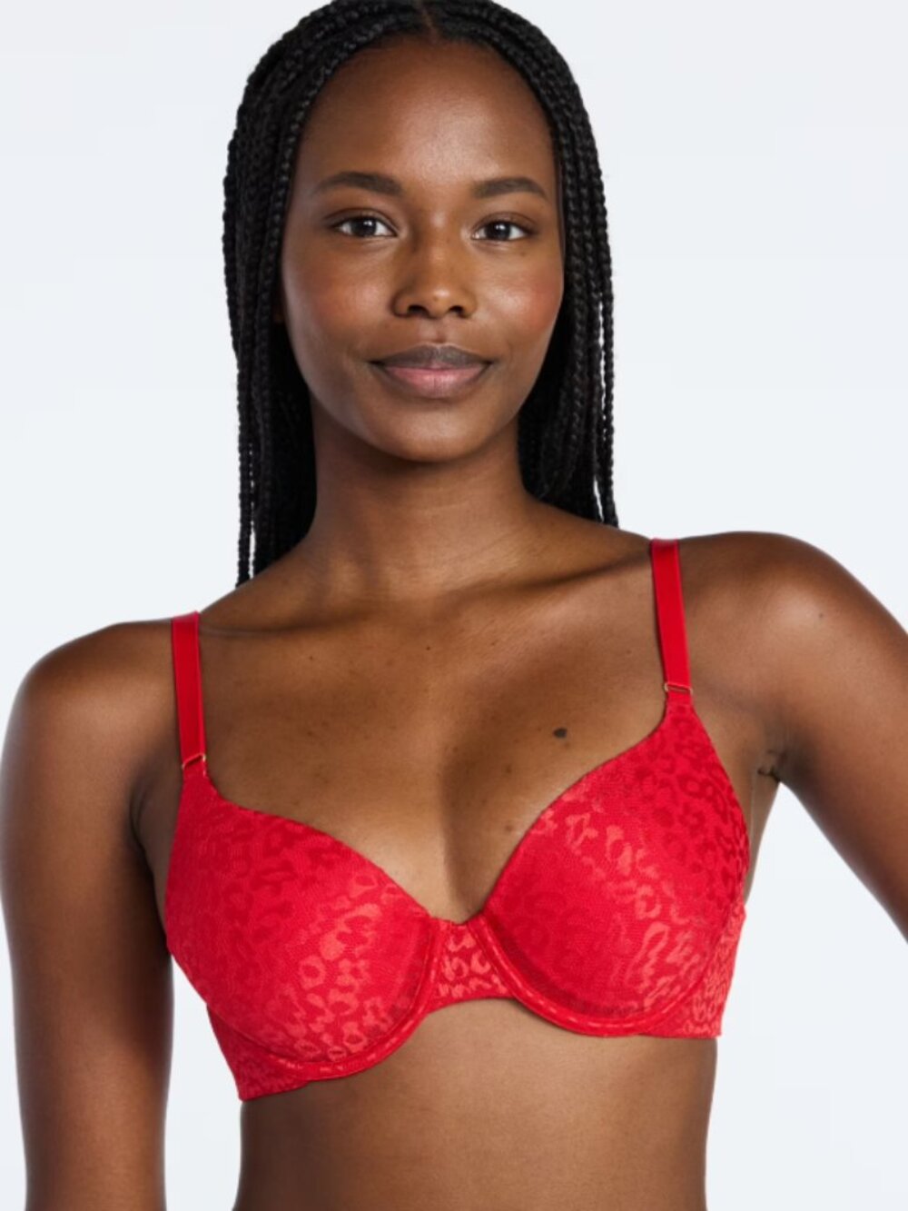 NEW Joyspun Women's Brilliant Red 36C Bra